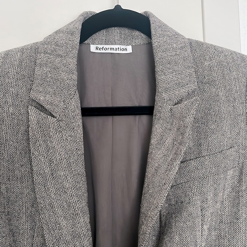 Reformation Wool Blend Blazer